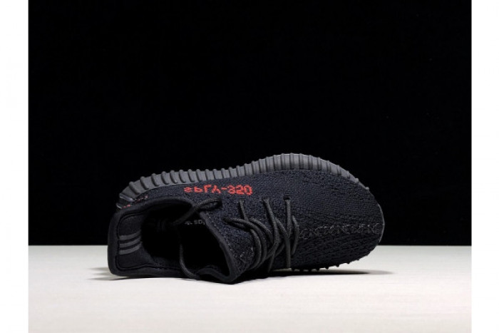 ad*s kids Y**zy boost 350 v2 black red (infant) kid-bb6372